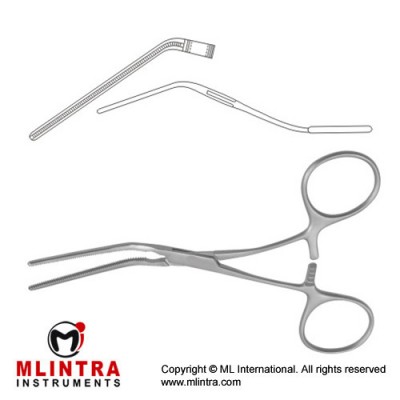 DeBakey Atrauma Pediatric Vascular Clamp Stainless Steel, 12.5 cm - 5"